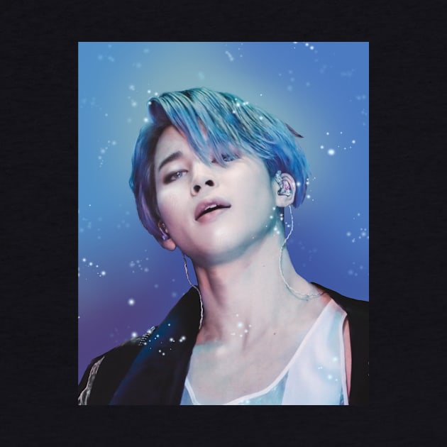 Bts Jiminie painting effect (fan dance) - BTS Army kpop gift BT21 by Vane22april